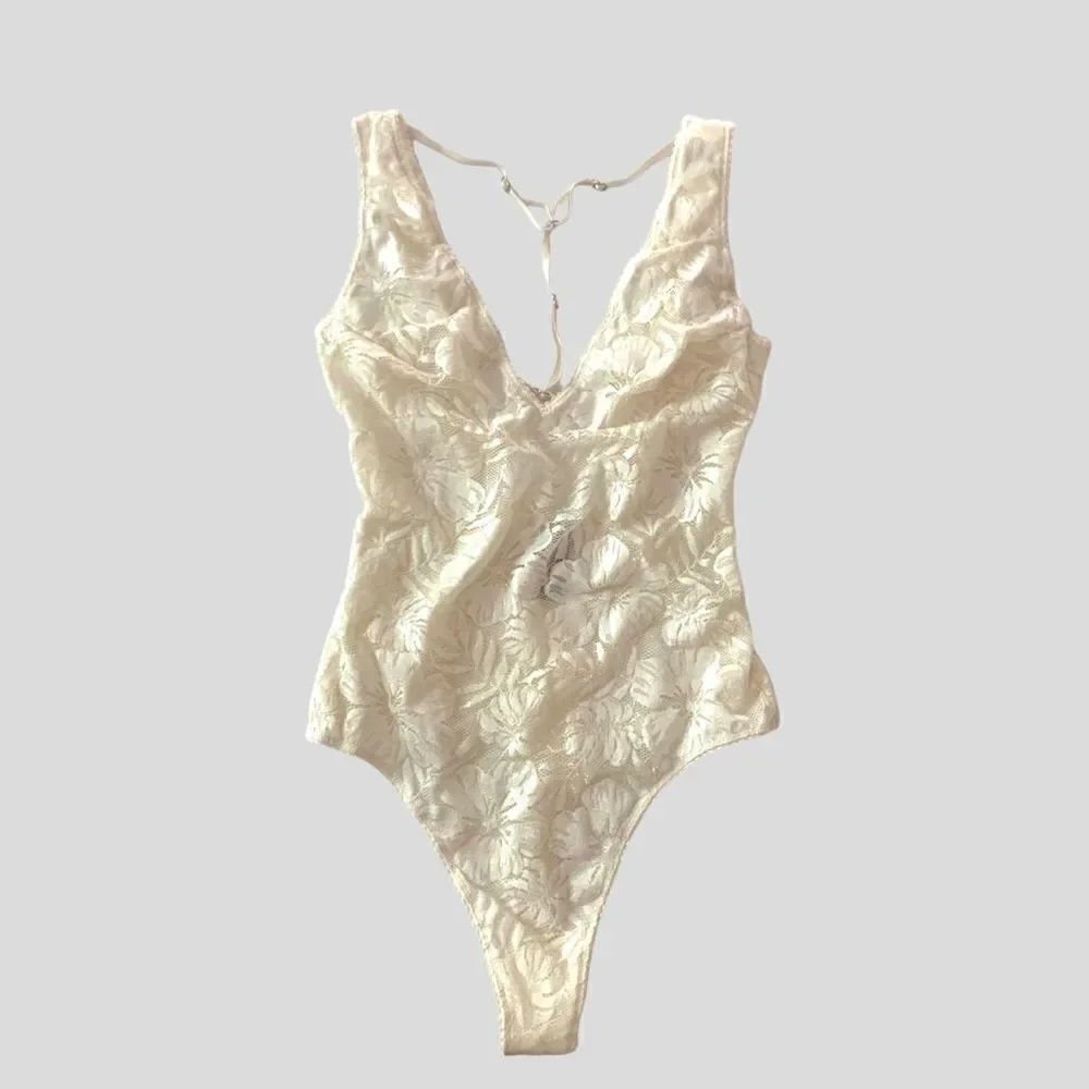 Victoria’s Secret Floral Lace Lingerie Bodysuit